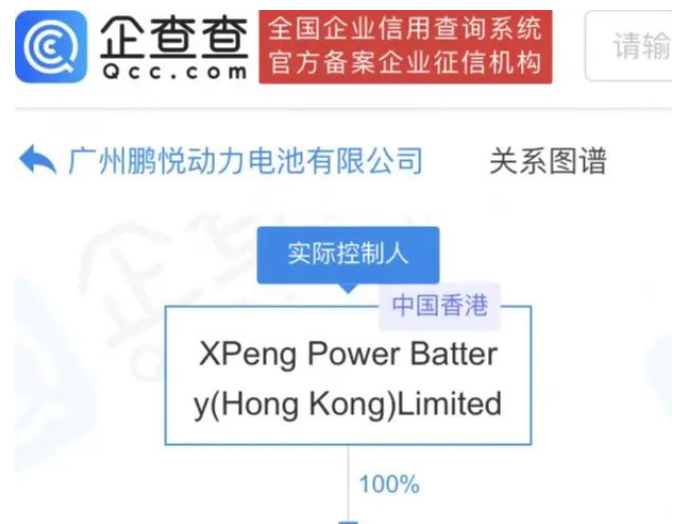 小鹏汽车50亿元成立动力电池公司